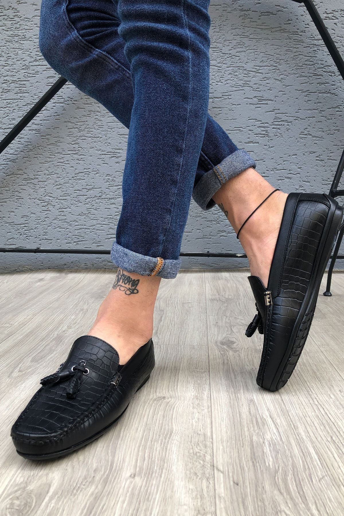 Hakiki Deri Kahverengi Erkek Loafer Ayakkabı Matk55p02000