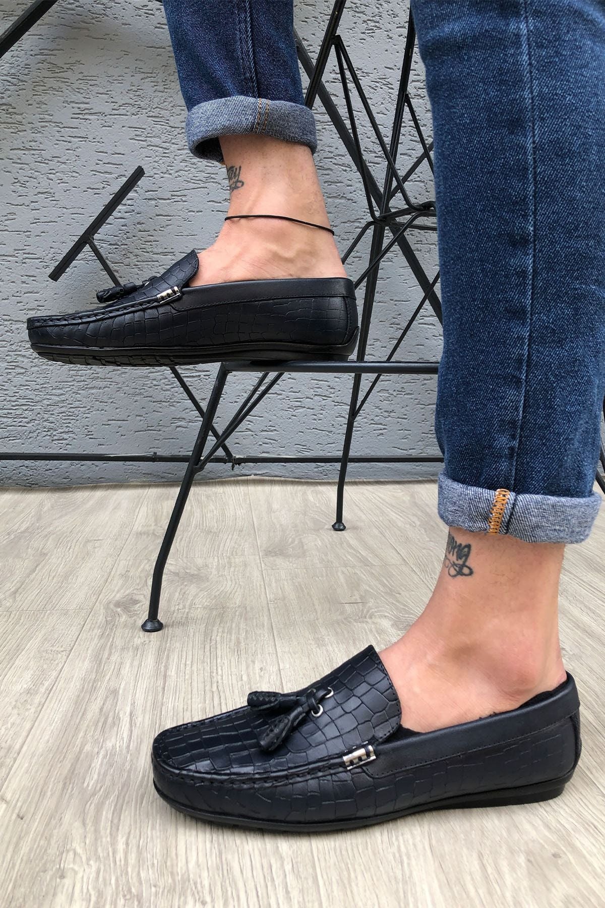 Hakiki Deri Kahverengi Erkek Loafer Ayakkabı Matk55p02000