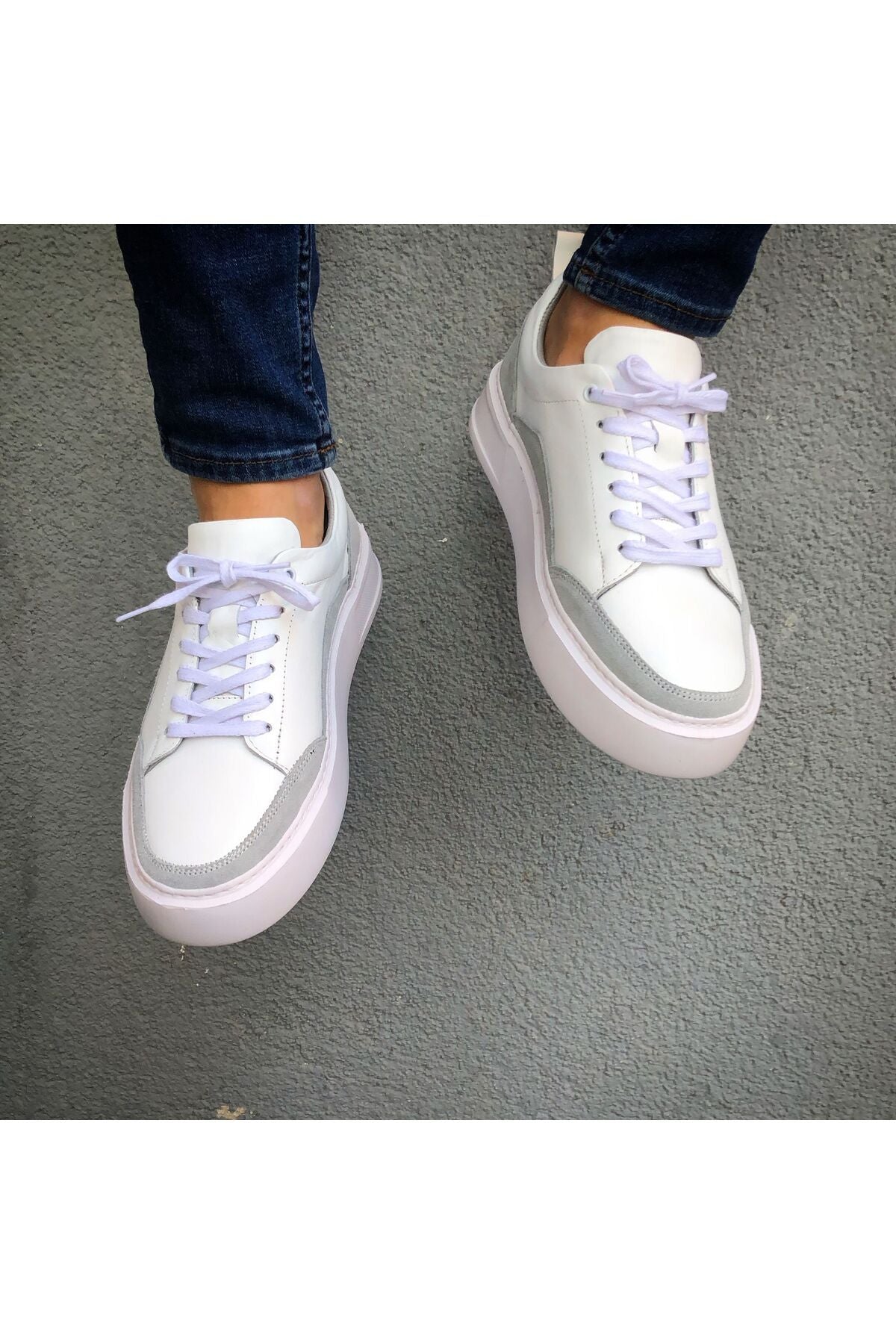 HAKİKİ DERİ GÜNLÜK ERKEK AYAKKABI YENİ SEZON SNEAKER