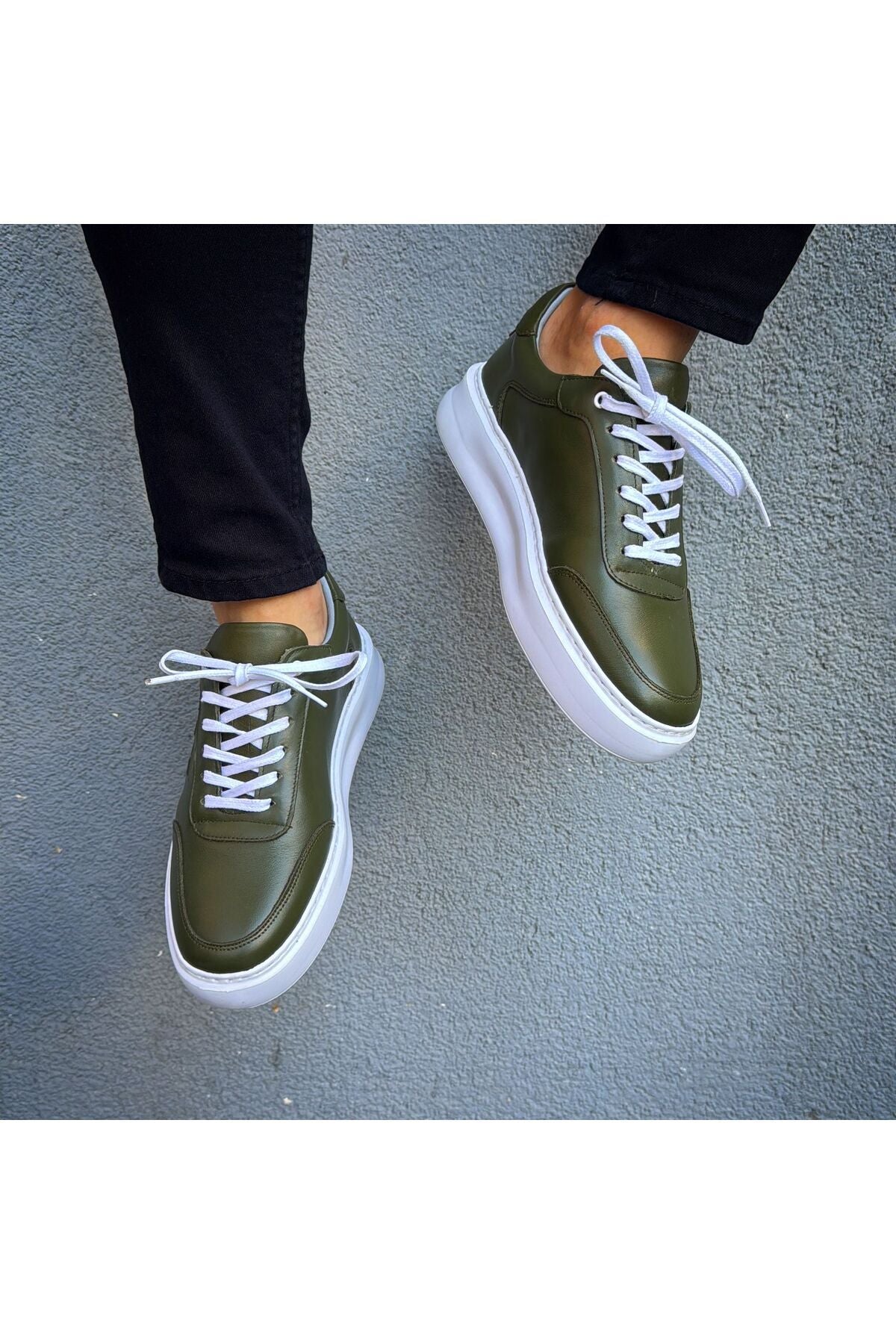 Hakiki Deri Günlük Erkek Ayakkabı Yeni Sezon Sneaker gç2302