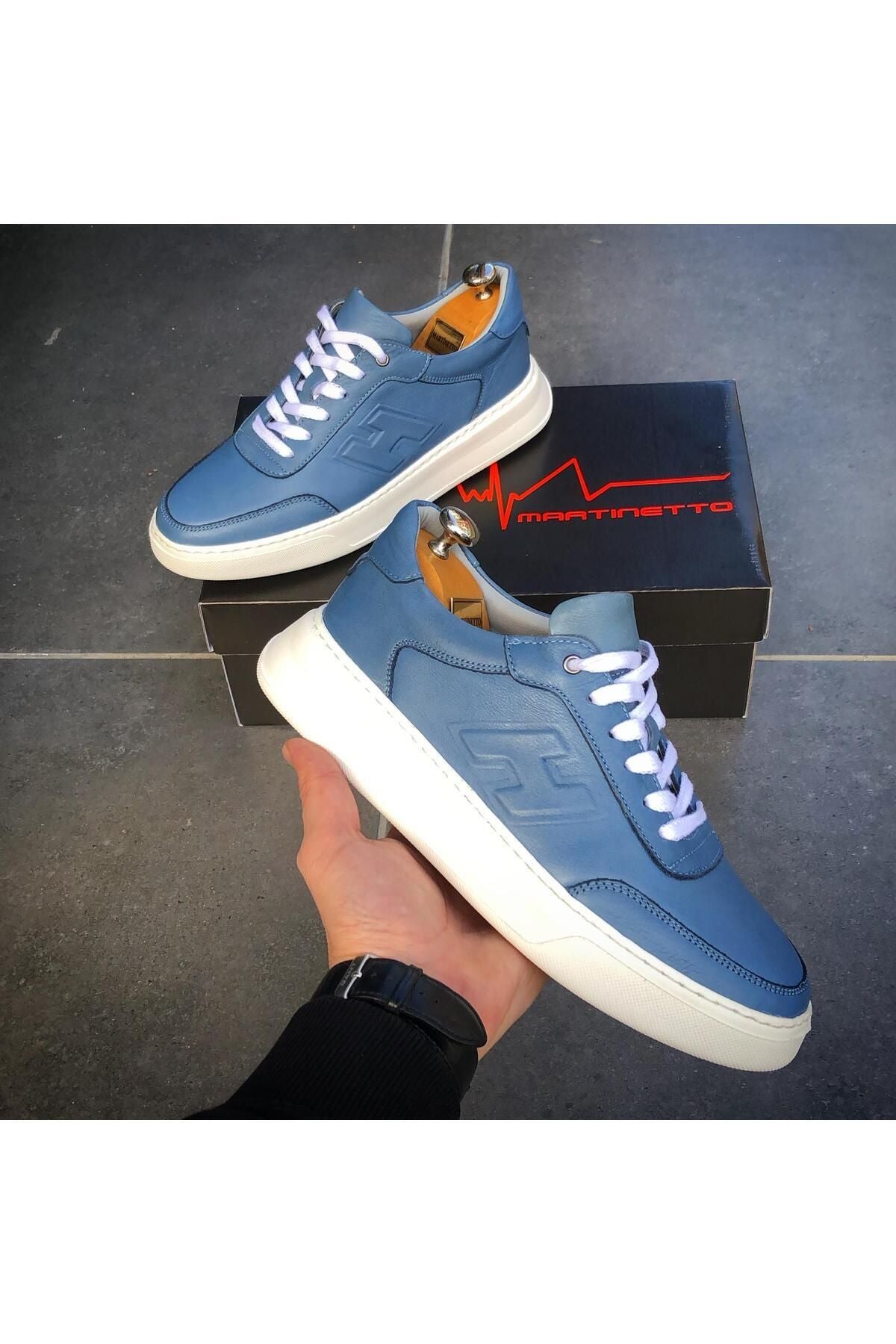 Hakiki Deri Günlük Erkek Ayakkabı Yeni Sezon Sneaker gç2302
