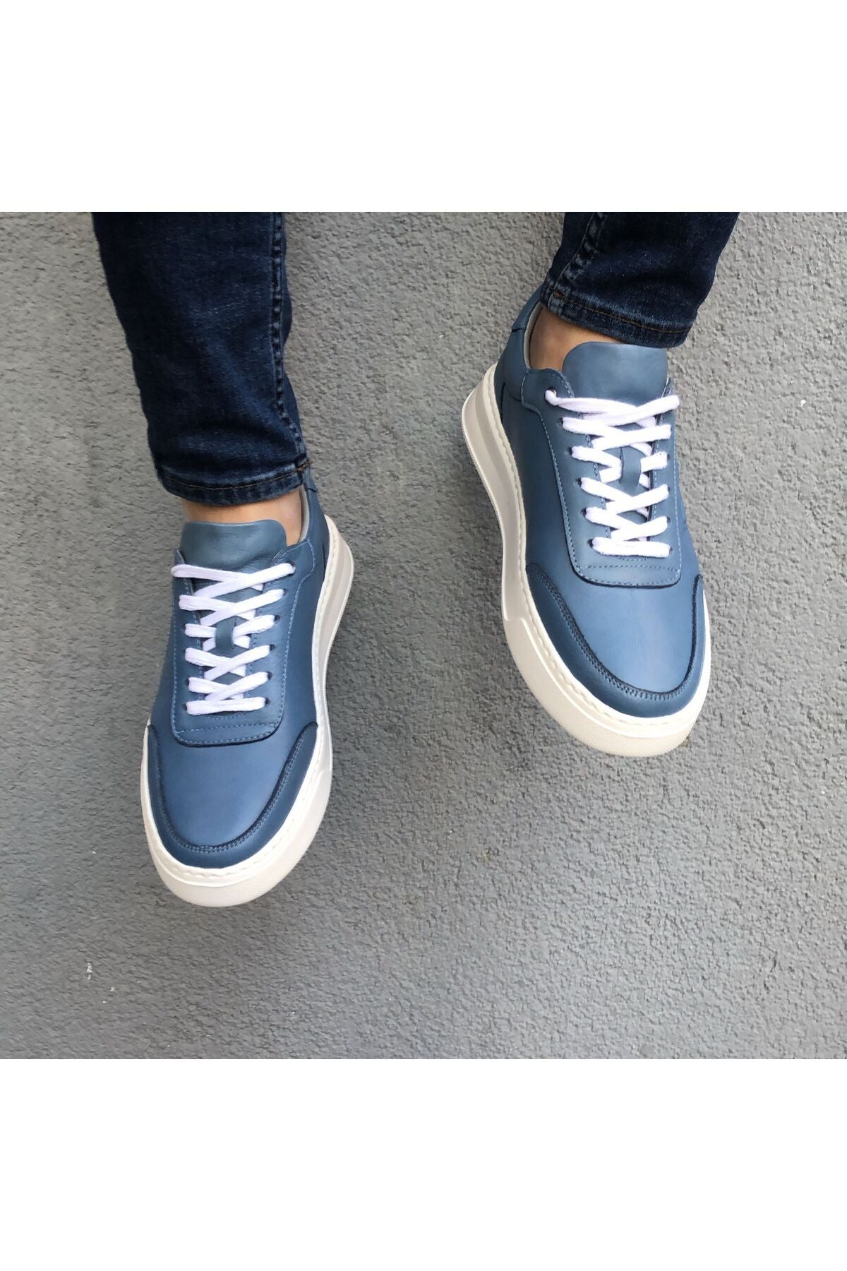 Hakiki Deri Günlük Erkek Ayakkabı Yeni Sezon Sneaker gç2302