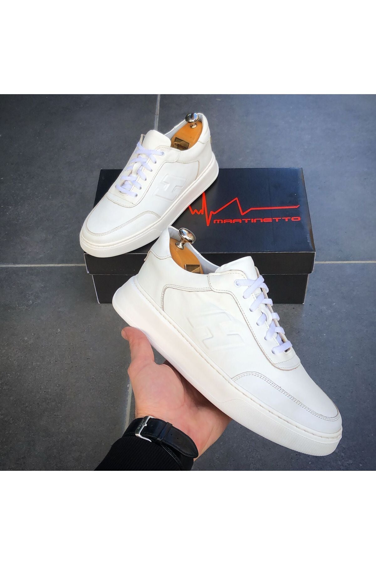 Hakiki Deri Günlük Erkek Ayakkabı Yeni Sezon Sneaker gç2302