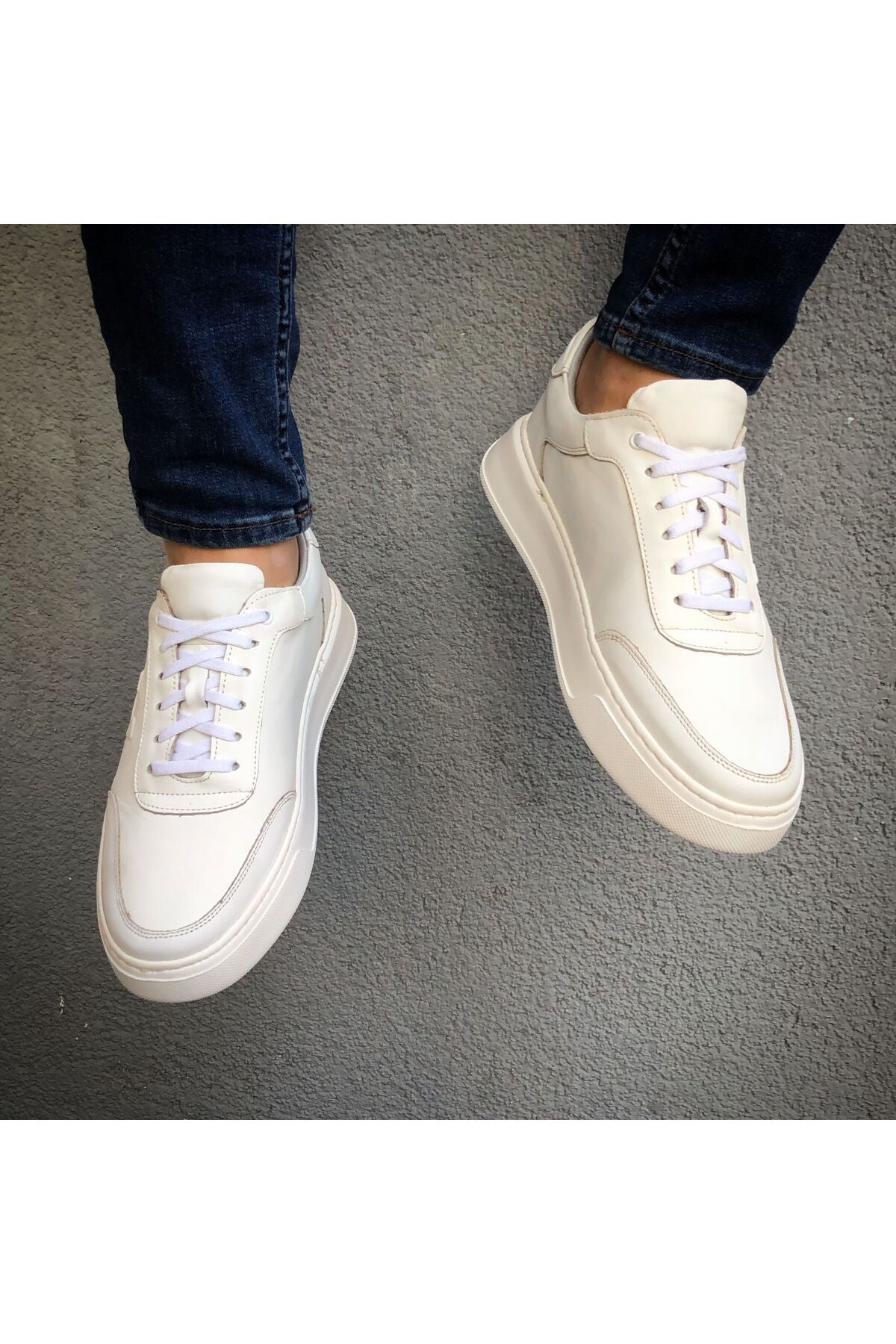 Hakiki Deri Günlük Erkek Ayakkabı Yeni Sezon Sneaker gç2302