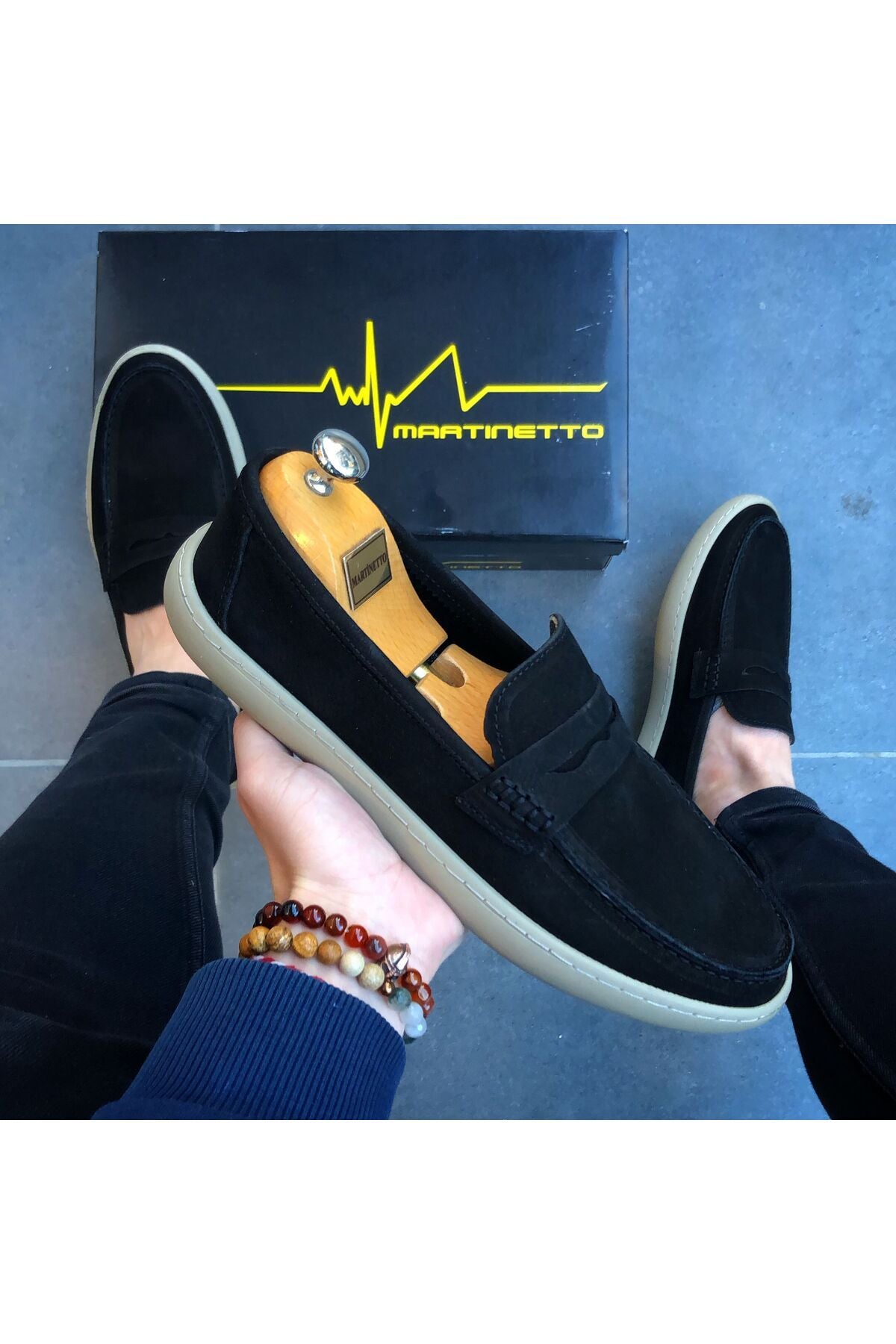 HAKİKİ NUBUK DERİ YENİ SEZON YAZLIK LOAFER ERKEK AYAKKABI LF13052024