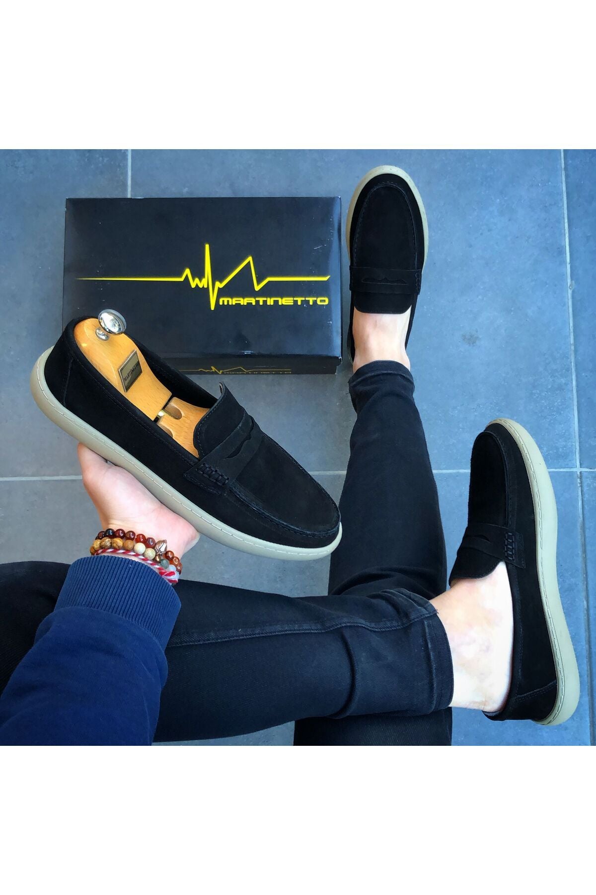HAKİKİ NUBUK DERİ YENİ SEZON YAZLIK LOAFER ERKEK AYAKKABI LF13052024