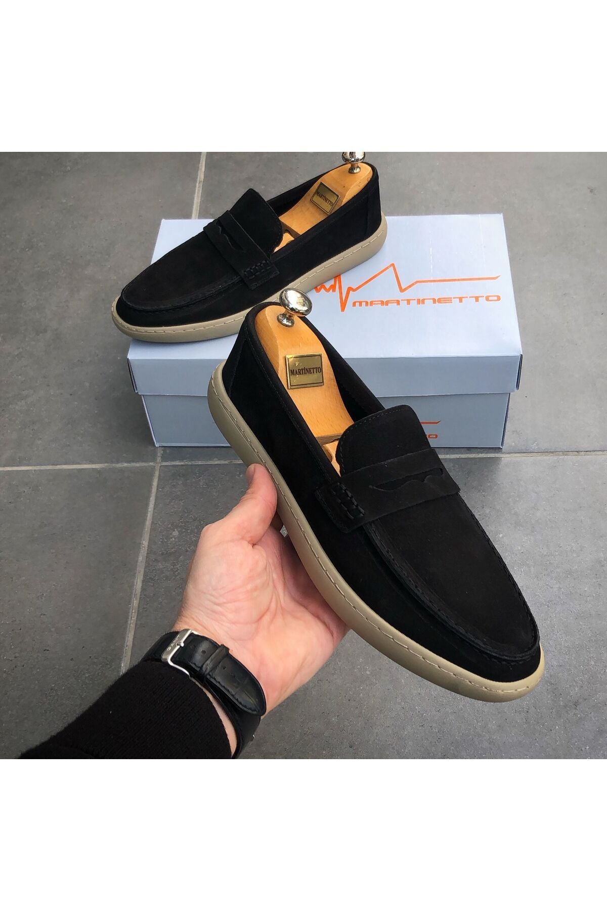 HAKİKİ NUBUK DERİ YENİ SEZON YAZLIK LOAFER ERKEK AYAKKABI LF13052024