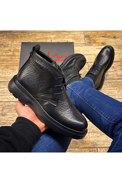 ERKEK HAKİKİ DERİ SOĞUK GEÇİRMEZ KIŞLIK GÜNLÜK BOT   26112024