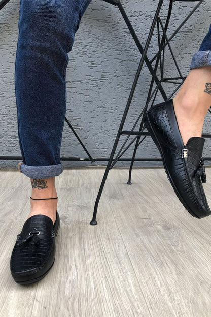 Hakiki Deri Kahverengi Erkek Loafer Ayakkabı Matk55p02000