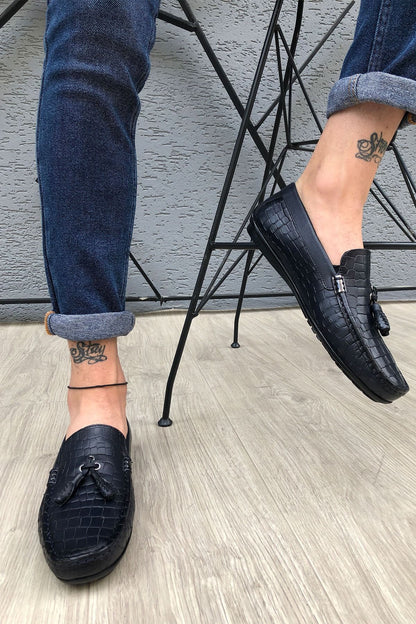 Hakiki Deri Kahverengi Erkek Loafer Ayakkabı Matk55p02000
