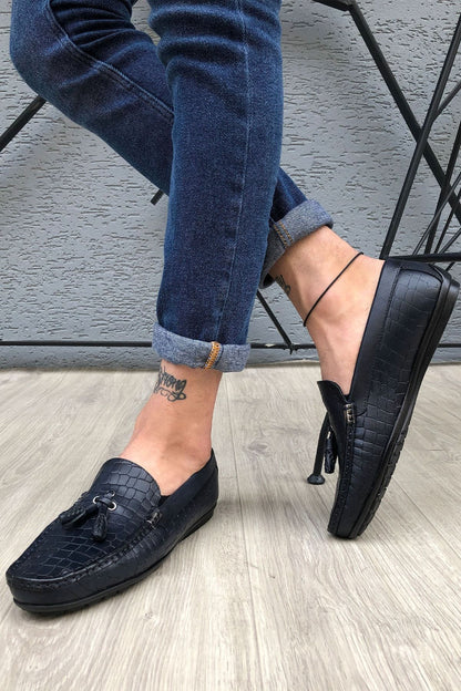 Hakiki Deri Kahverengi Erkek Loafer Ayakkabı Matk55p02000