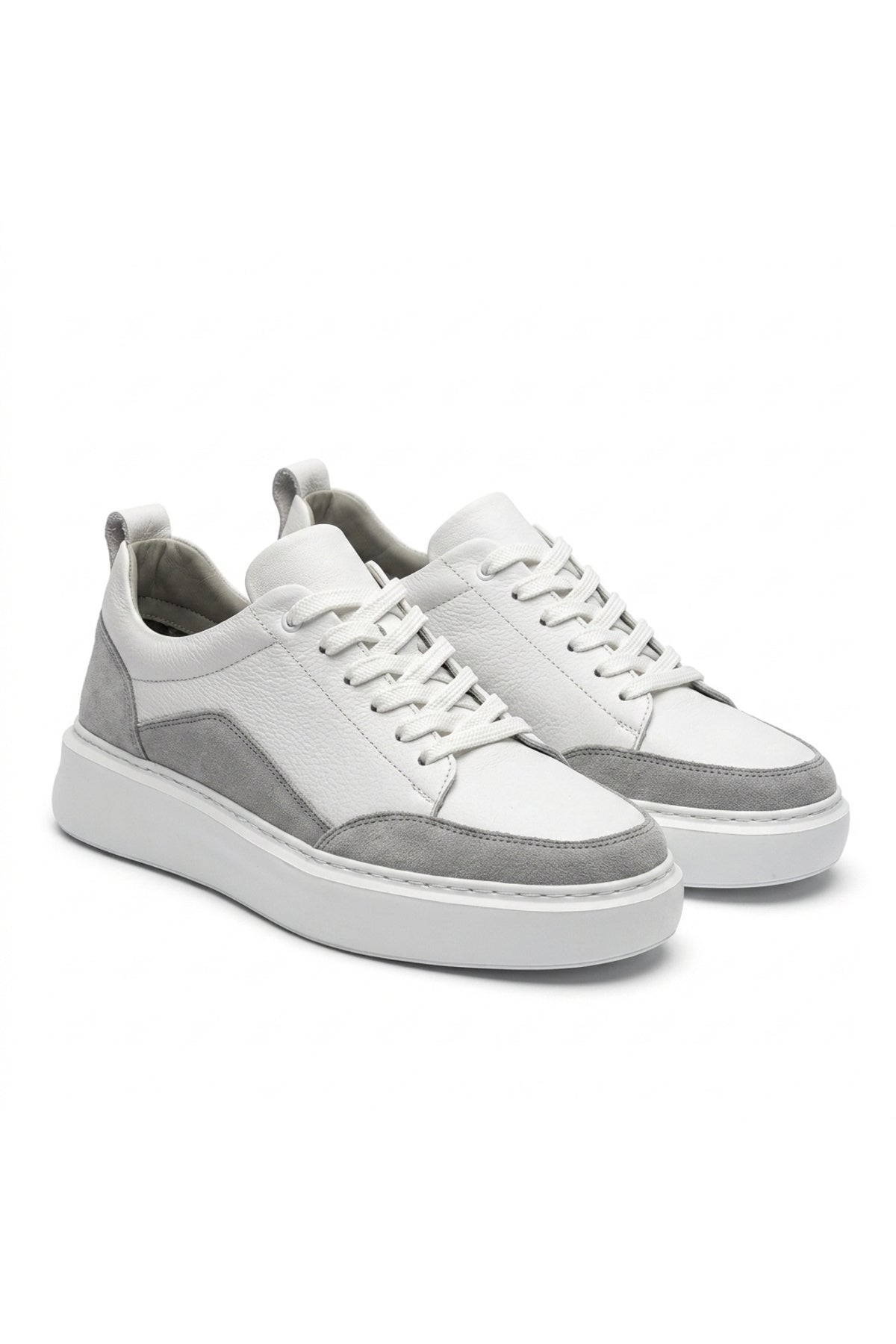 HAKİKİ DERİ BEYAZ GÜNLÜK SNEAKER ERKEK AYAKKABI 1604202614