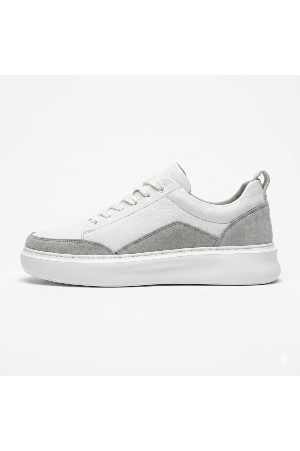 HAKİKİ DERİ BEYAZ GÜNLÜK SNEAKER ERKEK AYAKKABI 1604202614