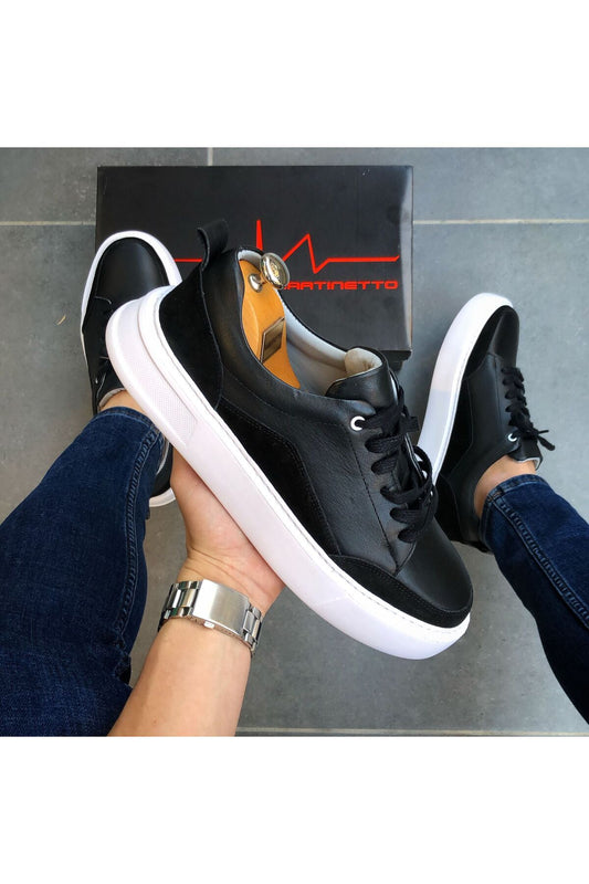 HAKİKİ DERİ GÜNLÜK ERKEK AYAKKABI YENİ SEZON SNEAKER