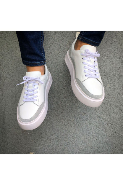 HAKİKİ DERİ GÜNLÜK ERKEK AYAKKABI YENİ SEZON SNEAKER
