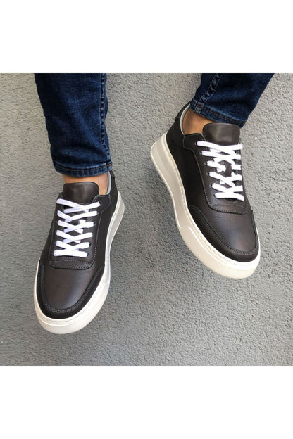 HAKİKİ DERİ GÜNLÜK ERKEK AYAKKABI YENİ SEZON SNEAKER GÇ23020
