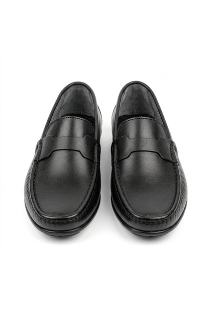 HAKİKİ DERİ SİYAH GÜNLÜK LOAFER YENİ SEZON ERKEK AYAKKABI 110420262117