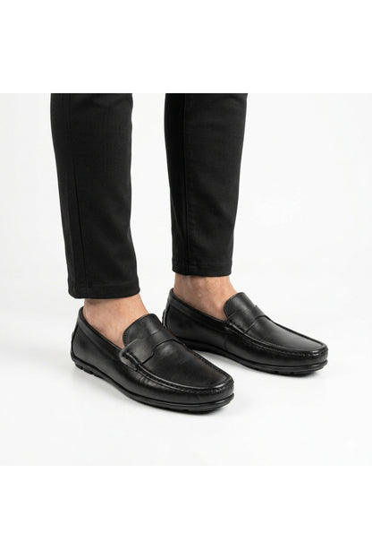 HAKİKİ DERİ SİYAH GÜNLÜK LOAFER YENİ SEZON ERKEK AYAKKABI 110420262117