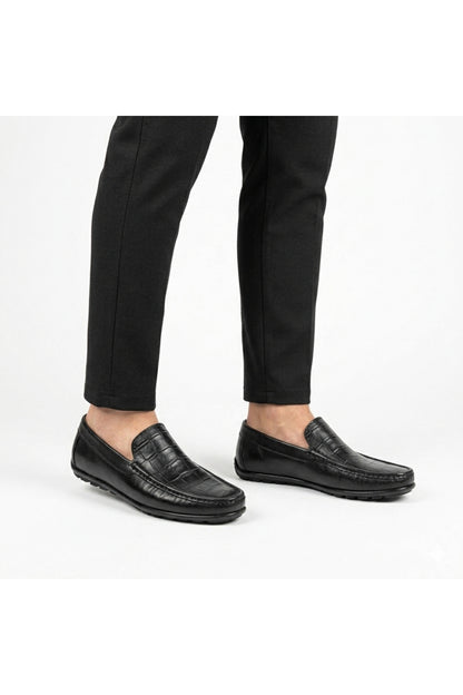 HAKİKİ DERİ SİYAH GÜNLÜK LOAFER YENİ SEZON ERKEK AYAKKABI 110420262150