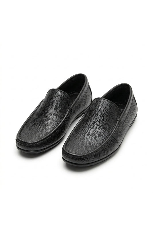 HAKİKİ DERİ SİYAH GÜNLÜK LOAFER YENİ SEZON ERKEK AYAKKABI 110420262158