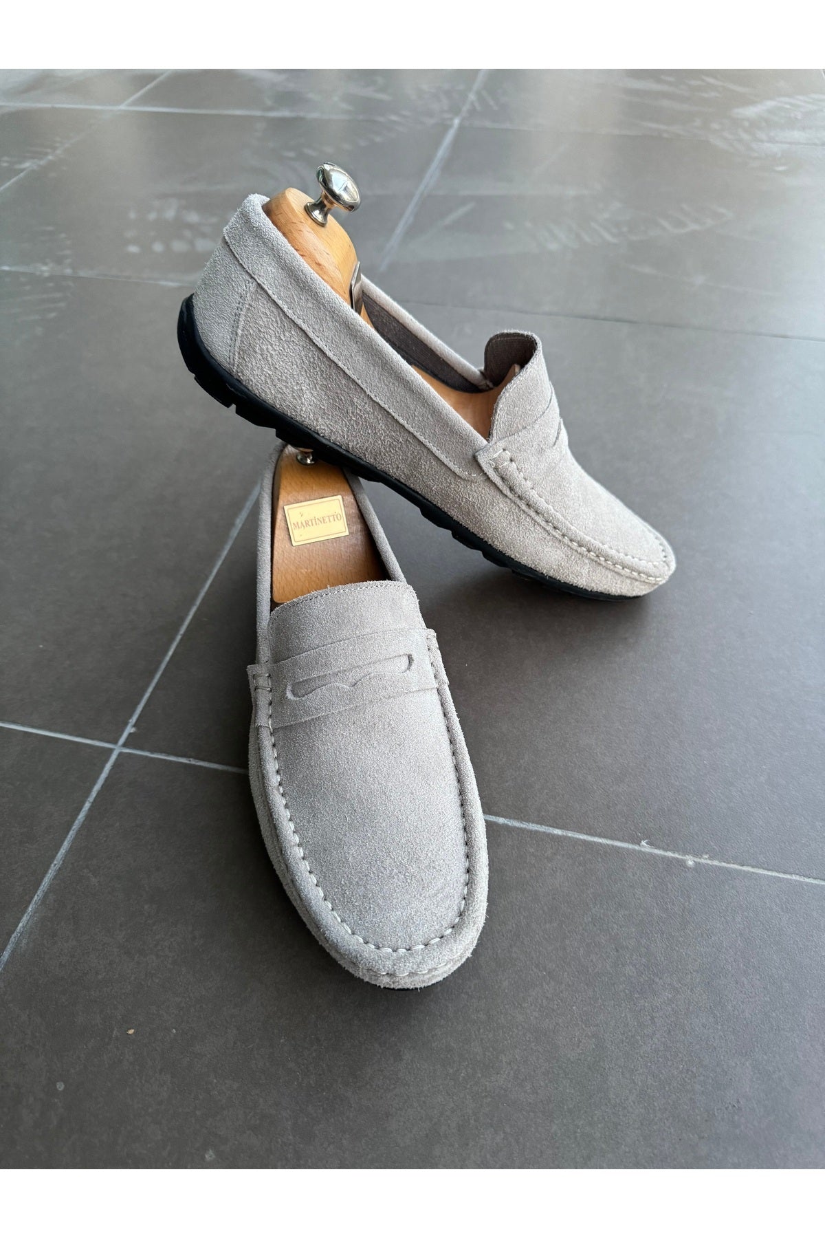 HAKİKİ SÜET DERİ BEJ GÜNLÜK LOAFER YENİ SEZON ERKEK AYAKKABI 110420262354