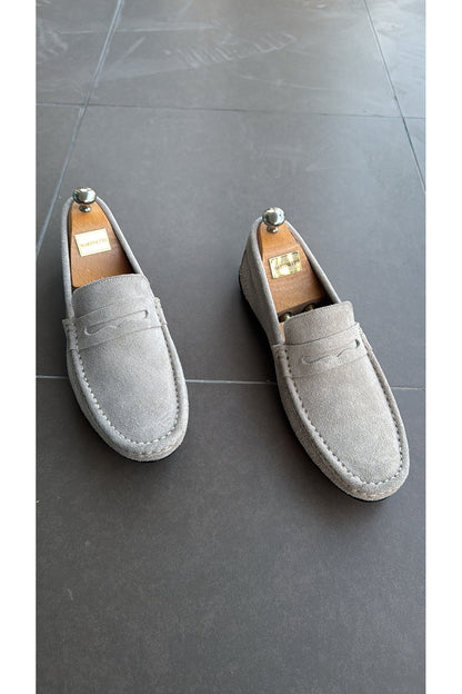 HAKİKİ SÜET DERİ BEJ GÜNLÜK LOAFER YENİ SEZON ERKEK AYAKKABI 110420262354