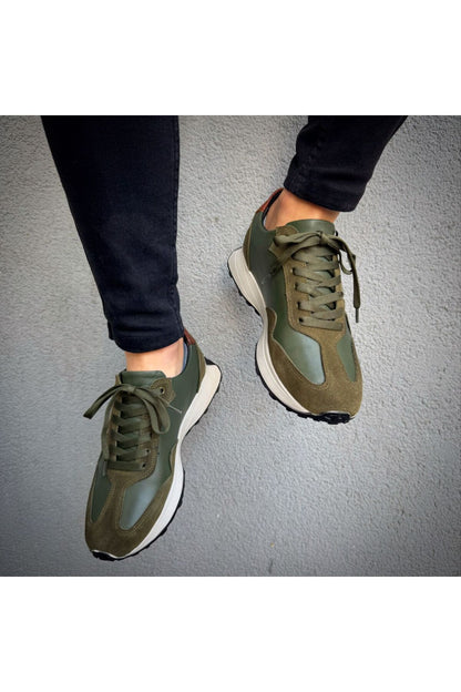 İÇ DIŞ HAKİKİKİ DERİ YENİ SEZON GÜNLÜK ERKEK SNEAKER RAHAT AYAKKABI  MRT270120251717